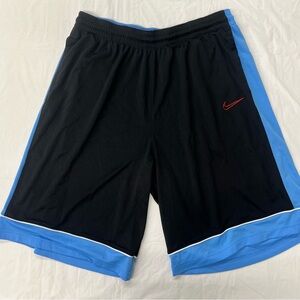 NIKE Mens DRI-FIT Basketball Full Court Press Shorts Black SIZE 3XL Y2k